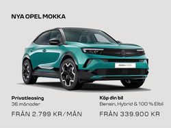 Svart (grön) Begagnad 2024 Opel Mokka Edition SUV | 339 900 kr (Dyr)