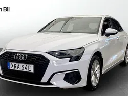 Vit Begagnad 2024 Audi A3 Sportback Proline Halvkombi | 299 000 kr (Marknadspris)