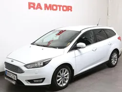 Vit Begagnad 2016 Ford Focus Titanium Kombi | 99 800 kr (Marknadspris)