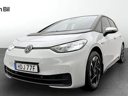 Vit (glacier white metallic bl) Begagnad 2022 VW ID.3 Comfortline Halvkombi | 279 900 kr (Bra pris)