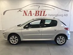 Ljusgrå Begagnad 2008 Peugeot 206 Halvkombi | 29 900 kr (Lite dyr)