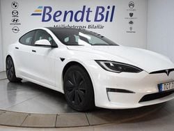 Vit Begagnad 2022 Tesla Model S Plaid Halvkombi | 649 500 kr (Superpris)