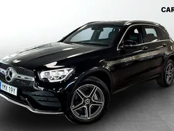 Svart (black) Begagnad 2022 Mercedes GLC300e AMG line SUV | 454 900 kr (Marknadspris)