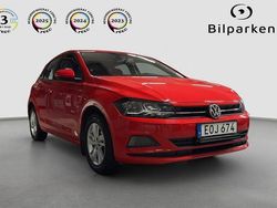Röd Begagnad 2018 VW Polo Halvkombi | 129 990 kr (Marknadspris)