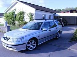 Silver Begagnad 2005 Saab 9-5 Linear Kombi | 59 500 kr (Dyr)