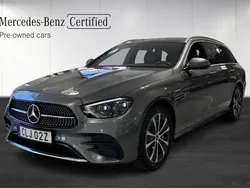 Grå (grey) Begagnad 2021 Mercedes E300 AMG Kombi | 439 900 kr (Lite dyr)