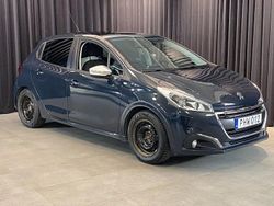 Mörkgrå Begagnad 2017 Peugeot 208 Style Halvkombi | 84 500 kr (Marknadspris)