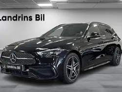 Svart Begagnad 2024 Mercedes C300e AMG Kombi | 529 000 kr (Marknadspris)