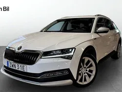 Vit Begagnad 2019 Skoda Superb Kombi | 299 900 kr (Dyr)