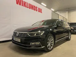 Svart (svartmetallic) Begagnad 2018 VW Passat GT Kombi | 199 900 kr (Marknadspris)