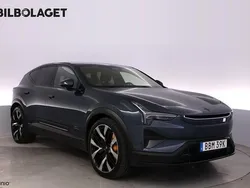 Mörkblå (blå) Begagnad 2024 Polestar 3 Pilot Sedan | 879 800 kr (Lite dyr)