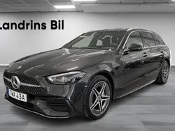 Grå Begagnad 2022 Mercedes C300e AMG line Kombi | 499 000 kr (Bra pris)