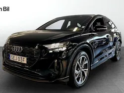 Svart Begagnad 2023 Audi Q4 Sportback e-tron S-Line SUV | 529 900 kr