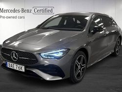 Grå Begagnad 2025 Mercedes CLA250 Shooting Brake AMG Kombi | 399 000 kr