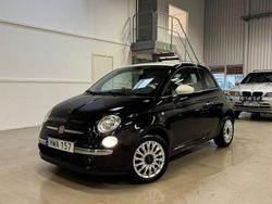 Svart Begagnad 2015 Fiat 500 Lounge Halvkombi | 69 900 kr (Marknadspris)