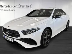 Vit Begagnad 2023 Mercedes A250 AMG Sedan | 379 800 kr (Marknadspris)