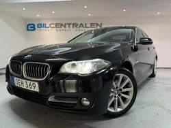 Svart Begagnad 2016 BMW 520 Sedan | 174 900 kr (Marknadspris)