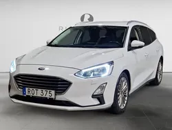 Vit Begagnad 2018 Ford Focus Titanium Kombi | 149 900 kr (Marknadspris)