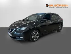Svart Begagnad 2019 Nissan Leaf Tekna Halvkombi | 159 900 kr (Lite dyr)