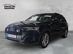 Svart Begagnad 2021 Audi Q7 S-Line SUV | 549 000 kr (Bra pris)