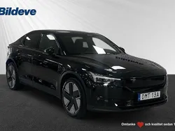 Svart Begagnad 2024 Polestar 2 Plus Sedan | 479 900 kr (Dyr)