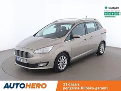 Grå Begagnad 2017 Ford C-MAX Titanium Minibuss | 131 000 kr (Marknadspris)