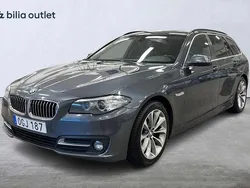 Grå Begagnad 2016 BMW 520 Sport Line Kombi | 159 900 kr (Marknadspris)