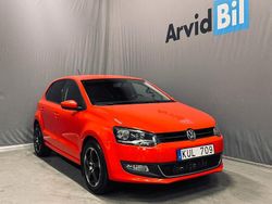 Röd Begagnad 2010 VW Polo Highline Halvkombi | 94 700 kr (Lite dyr)