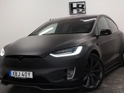 Svart Begagnad 2019 Tesla Model X SUV | 509 900 kr (Dyr)