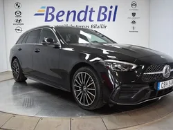 Svart Begagnad 2022 Mercedes C300e AMG Kombi | 404 500 kr (Bra pris)