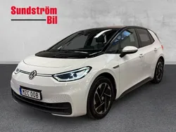 Vit Begagnad 2021 VW ID.3 Pro Halvkombi | 229 900 kr (Marknadspris)