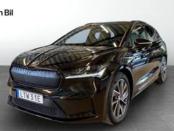 Svart Begagnad 2022 Skoda Enyaq iV SportLine SUV | 384 500 kr (Bra pris)