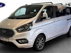 Grå (silver) Begagnad 2022 Ford Tourneo Custom Titanium Minibuss | 419 900 kr (Marknadspris)