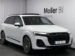 Vit (glaciärvit metallic) Ny 2025 Audi Q7 S-Line SUV | 1 127 600 kr (Lite dyr)