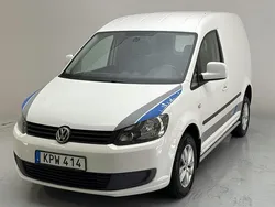 Vit Begagnad 2015 VW Caddy Minibuss | 90 000 kr