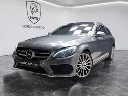 Grå Begagnad 2017 Mercedes C220 AMG Kombi | 209 900 kr (Marknadspris)