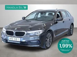 Grå Begagnad 2018 BMW 520 Sport Line Kombi | 249 900 kr (Bra pris)
