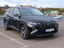 Svart samma som bilen Begagnad 2022 Hyundai Tucson SUV | 299 500 kr (Superpris)