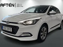 Vit Begagnad 2016 Hyundai i20 Halvkombi | 105 000 kr (Marknadspris)