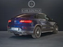 Mörkblå (cavansitblå metallic) Begagnad 2016 Mercedes GLC220 Sportkupé | 315 000 kr (Marknadspris)