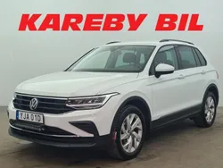 Vit Begagnad 2021 VW Tiguan SUV | 244 900 kr (Bra pris)