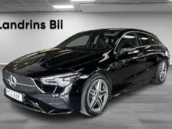 Svart Begagnad 2024 Mercedes CLA200 Shooting Brake AMG line Kombi | 389 900 kr (Bra pris)