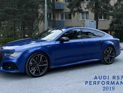 Blå Begagnad 2018 Audi RS7 Performance Halvkombi | 599 000 kr (Lite dyr)