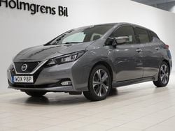 Grå/silver Begagnad 2021 Nissan Leaf Tekna Halvkombi | 174 800 kr (Superpris)