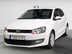 Vit Begagnad 2013 VW Polo Trendline Halvkombi | 44 900 kr (Bra pris)