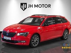 Röd Begagnad 2016 Skoda Superb SportLine Kombi | 169 900 kr (Dyr)