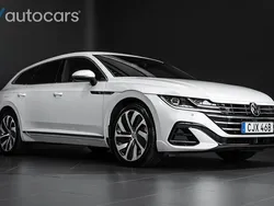 Vit Begagnad 2022 VW Arteon R-line Edition Kombi | 319 000 kr (Marknadspris)