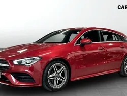 Röd (red) Begagnad 2020 Mercedes CLA200 Shooting Brake AMG Kombi | 309 900 kr (Marknadspris)