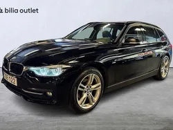 Svart Begagnad 2016 BMW 320 Sport Line Kombi | 174 900 kr (Bra pris)