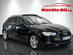 Svart Begagnad 2014 Audi A3 Sportback Ambition Halvkombi | 149 900 kr (Lite dyr)